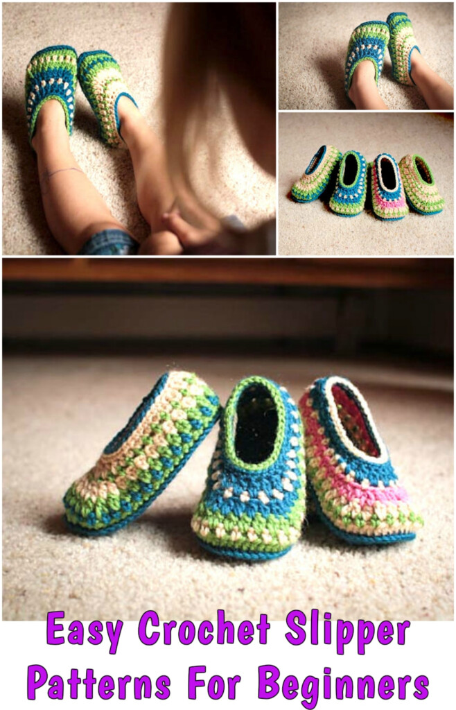 Easy Crochet Slipper Patterns For Beginners The Galilee Slipper - Crochet Hat Patterns For Beginners Free