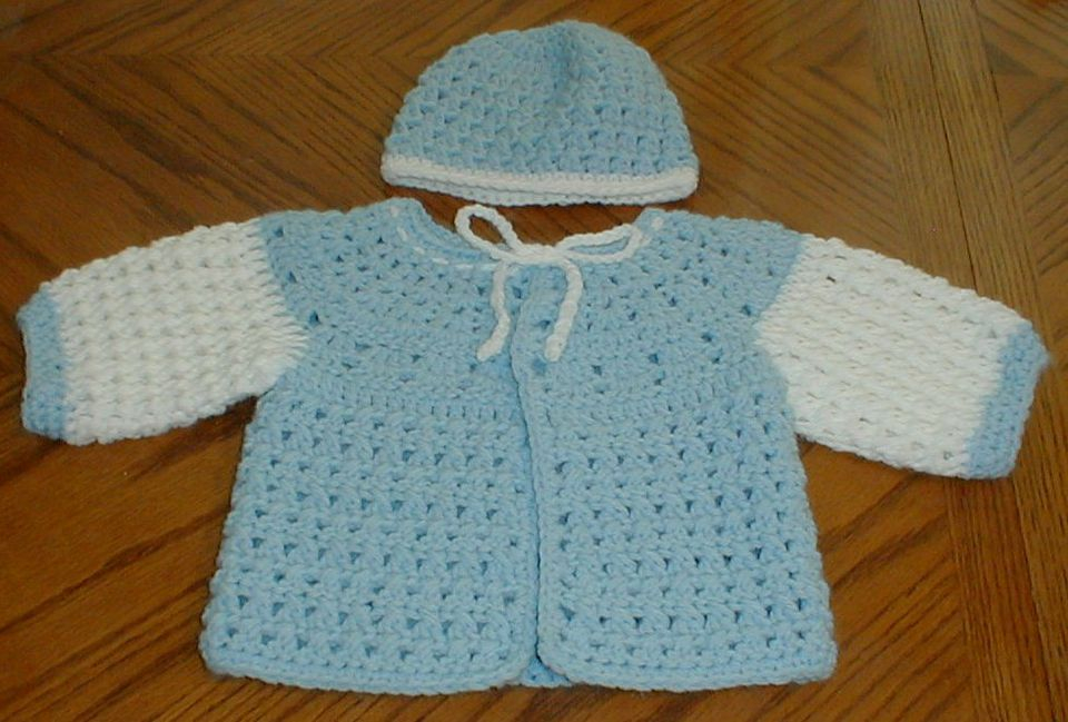 Newborn Free Crochet Patterns For Baby Boy Sweater Sets At Peter Mills Blog - Free Crochet Patterns For Newborn Sweater Sets